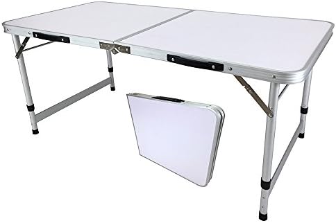 Aluminum Camping Portable Folding Camp Outdoor Indoor Garden Beach Sports Picnic Fold Up Desk Table *48"x24"