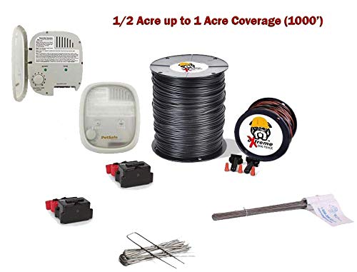 PetSafe Stubborn Dog Pro Grade In-Ground Dog Fence – 2 Dog System, 1/2 Acre to 1 Acre (1000′)