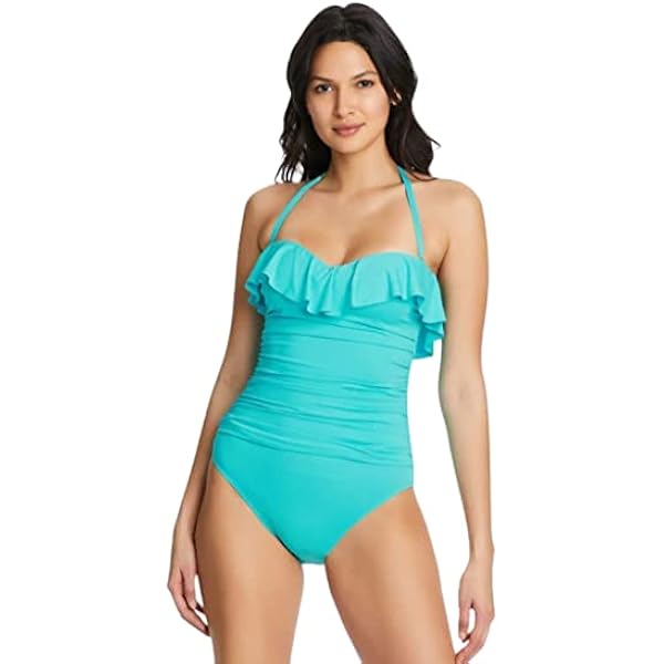 Profile By Gottex Women's Under My Skin One Shoulder One-Piece Swimsuit | Tummy Control & Soft Cups