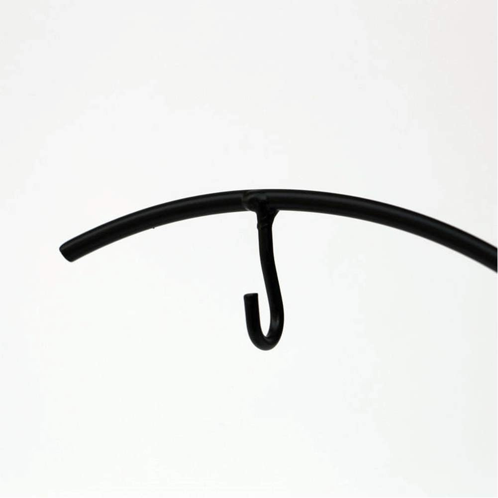 Fosinz Ornament Display Stand Wood Iron Hanging Stand Holder Hooks for Hanging Glass Globe Air Terrarium Ball Christmas Ornament Home Wedding Decoration - Image 5