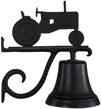 Montague Metal Products Cast Bell with Black Tractor by Montague Metal Products