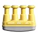 Prohands VIA Hand Exerciser, Finger Exerciser (Hand Grip Strengthener), Spring-Loaded, Finger-Piston System, Isolate and Exercise Each Finger, (4 lb Light Tension, Yellow-Via)