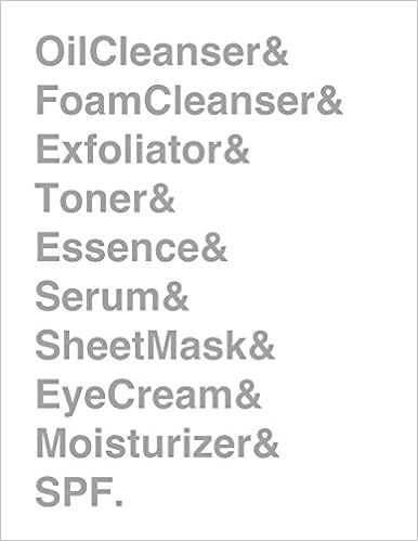 cleanser toner essence serum moisturizer