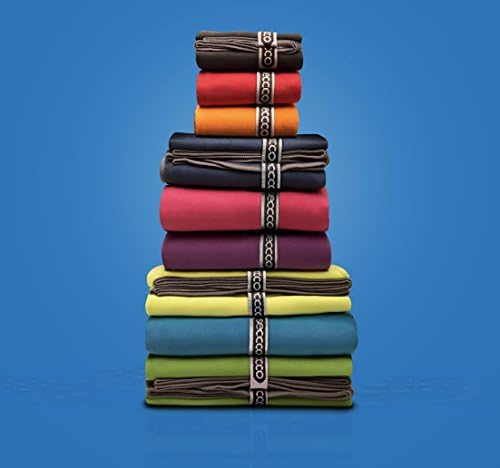 Microfiber Towel by SECCCO. Perfect Sports & Travel & Beach Towel. Fast Drying - Super Absorbent - Ultra Compact. Suitable for Camping, Gym, Beach, Swimming, Backpacking.