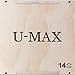 U-MAX Wood Plyo Box 3 in 1 for CrossFit Jump Training and Conditioning Plyometric Box for CrossFit Training, MMA 30/24/20, 20/16/14,16/14/12