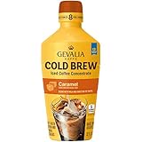 Gevalia Caramel Cold Brew Iced Coffee Concentrate (32 oz Bottle)