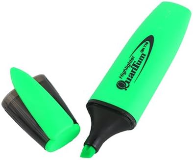 1 Pcs Pen Highlighter head cut Green Quantam writing with Technology QH-710