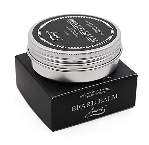 Cosporf Beard Balm Moustache Cream Beard Oil Set Conditioner Beard Balm Healthy Moisturizing Moustache Wax Brush Comb Natural