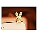 Dust Plug - SODIAL(R)Bunny Rabbit 3.5mm Crystal Anti Dust Plug Bling Earphone Jack Glitter Diamond Rhinestone Headphone Port Stopper Caps - Gold