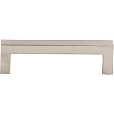 Top Knobs M1161 Nouveau III Square Bar Pull, Brushed Satin Nickel