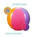 iYoYo 23.6 Inch Water Sprinkler Ball Inflatable Spray Ball Toy Beach Ball for Kids Outdoor Summer Ball Toy for Swimming Party Beach Pool Play, Colorful