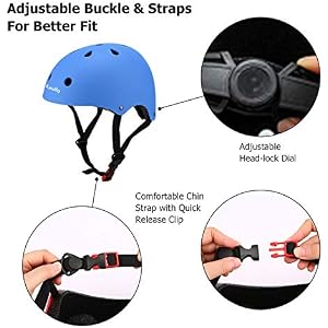 Kuulla Kids Toddler Protective Gear Set - 3 to 8 Years Old - Unisex for Girls and Boys - Helmet and Pads - Elbow Knee Skateboard Gear - Other Extreme Sports Activities