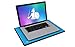 DefenderShield Laptop Pad for EMF Protection – DefenderPad EMF Blocker Pad That Protects from Heat, Battery & Wireless RF Emissions – Durable, Non-Slip Design for Laptops Up to 17” – Blue