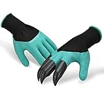 eLander Garden Genie Gloves [1 pair] Quick & Easy to Dig & Plant Nursery Plants ,Safe for Rose Pruning