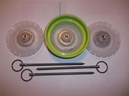 PicklePusher LITE Fermentation weight substitutes only. Replaces old fashioned weights, Performs 5X better! (3, clear)