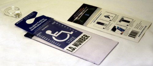 MirorTag Silver by JL Safety- A Novel Way to Protect, Display & Put Away a Handicapped Parking Placa - //coolthings.us