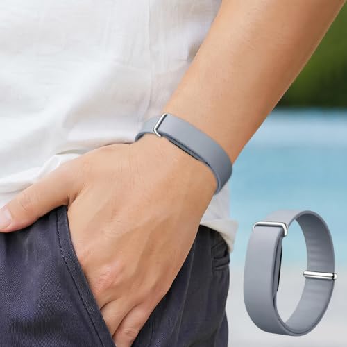 Portable Fitness Tracker Band For Google Fitbit Air Waterproof & Sweatproof Soft Perforated Wristband Multi-Purpose Adjustable Buckle Replacement Straps for Everyday Wear