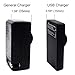 DMW-BCF10 USB Charger for Panasonic Lumix DMC-FH20, DMC-FH22, DMC-FH24, DMC-FH25, DMC-FH3, DMC-FH5, DMC-FS15, DMC-FS6, DMC-FS7, DMC-FT1, DMC-FT4, DMC-FX70, DMC-FX78, DMC-SZ1 Camera and More