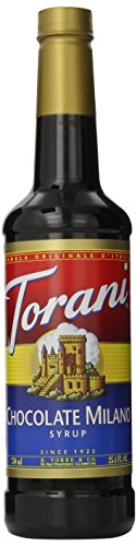 Torani Syrup, Chocolate Milano, 25.4 Ounce (Pack of 4)