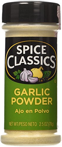 Spice Classics Shaker Garlic Powder, 2.5 oz (Pack of 12)