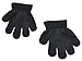 BaiX Toddler Boys and Girls Winter Knitted Writing Gloves, 1-3 Years Old, Black