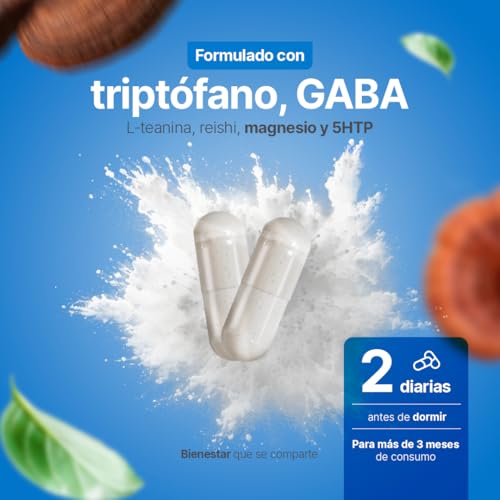 B Life Night Blend Con 200 Cápsulas | para Dormir y Relajación con Magnesio, Triptófano, 5-HTP y L-Teanina | Apoyo al Descanso Nocturno.