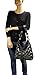 Scarleton Trendy Pattern Hobo Bag H176401 - Black