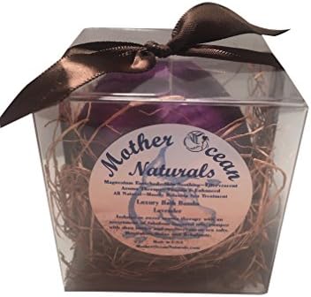Bath Bomb Fizzy - Gift Box Single - SPECIAL INTRODUCTORY OFFER- Special Ultra Lush Moisturizing Skin Treatment and Muscle Relaxing Formula - 100% Guaranteed EXLarge 6.1oz (Lavender)