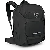 Osprey Sojourn Porter 30L Travel Backpack - Carry-On Compliant Luggage with StraightJacket Compression and Padded Laptop Sleeve - Durable Pack for International or Urban Travel, Black