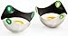 Fusionbrands PoachPod Stainless Steel Non-Stick Egg Poaching Cup, Stainless, 2 pack
