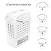 Phantom 4 Battery, Mr.Batt Intelligent Flight Battery for DJI Phantom 4, DJI Phantom 4 Pro, DJI Phantom 4 Pro V2.0, DJI Phantom 4 Advanced Drone, Li-Polymer 15.2V 5350mAh (2 Pack)