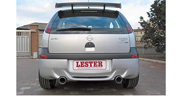 Spoiler trasero para doble desagüe Opel Corsa C 2001 > 2003 ...