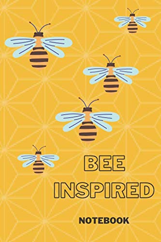 Notebook: Bee Inspired Wide Ruled Lined Notebook Journal A5