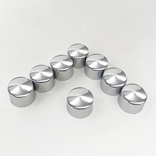 GLAD CRE8 8 Pieces Chrome ABS Plastics Bolt Cap Cover Dress Kit Engine Valve Cover Bolts for 07-15 Harley Softail &amp; Dyna Push Rod Tappet Block