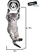Cute Hanging Baby Kitten cat Door Decal Sticker #6067A