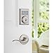 Kwikset 909 Contemporary SmartCode Electronic Deadbolt featuring SmartKey® in Satin Nickel