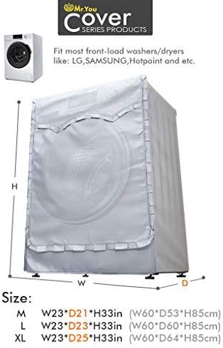 Mr. You Waterproof Washing Machine Cover 60 x 60 x 85 cm, Thick Material, Cloth Fiber, Large - Image 4