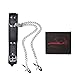 Leather Collar Fur Lining With Nipple Clamps Adjustable Breast Clips Clit for Couples Game