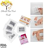 Adhesive Foot Pads For Toxins | ORGANIC | Bamboo Vinegar Cleansing Footpads | Improves Health & Wellness | Lavender Aromatherapy Removes Impurities | Relieves Cracked Dry Feet