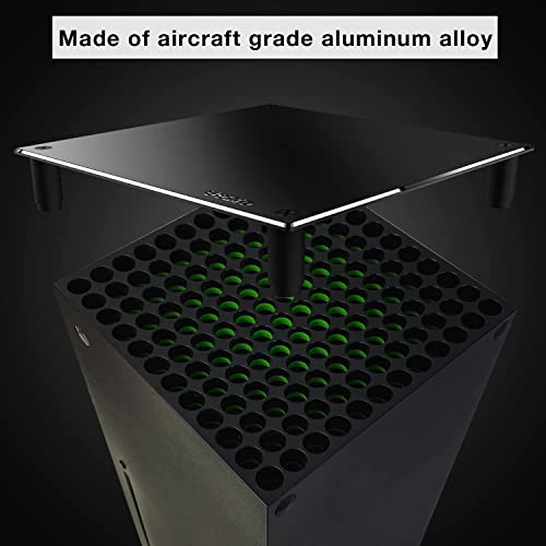 Dust Cover for Xbox Series X, Dust Filter Aluminum Top Cover for Series