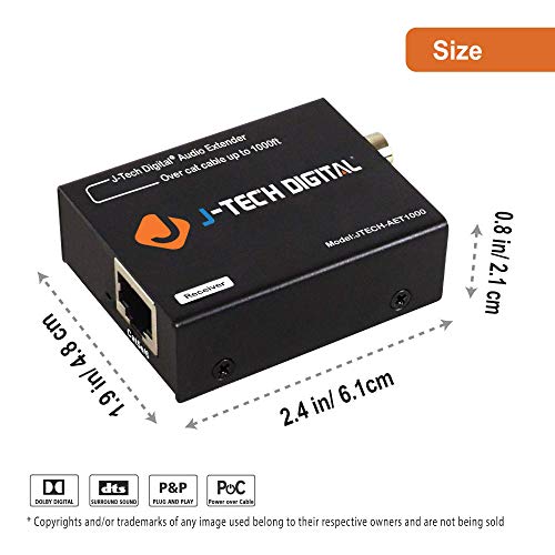 1 J+Tech+Digital+Extender+Converter+JTECH+AET1000