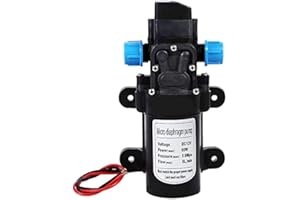 GOTOTOP DC 12V High Pressure 116Psi Self Priming Diaphragm Pump for Caravan Camping Boat 60W 5L/min