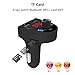 Bluetooth FM Transmitter for Car, Wireless Bluetooth FM Radio Adapter Car Kit with Hands-Free Calling and 2 Ports USB Charger 5V/2.1A&1A