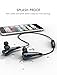 iClever Bluetooth Headphones Sport - Workout Headphones Splash Proof, Intelligent Magnetic, Up to 7 Hours Playtime - Running Headphones, Stereo Sound, AptX Technology, Noise Cancelling, Black