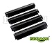 BBQMANN JD321 (4-pack) Porcelain Steel Heat Plate/ Replacement for Select Gas Grill Models, Charbroil and Others (16