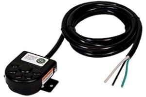 SSC Controls B850-1502 Foot Switch with Mounting Plate, Momentary, Single Pedal, 8-ft Cable with Leads, Made in USA