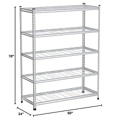 Amazon Basics Heavy Duty Storage Shelving Steel