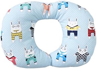 Head &amp; Neck Support Pillow Car Seats, Strollers for Infants, Babies &amp; Toddlers - Boys &amp; Girls (Bunny Blossom Blue)