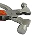 Rose Kuli Portable Stainless Steel Multitool Multipurpose Tool Multifunctional Knife with Hammer Pliers Auto Rescue Disaster Escape Life-Saving Hammer Tool, Red