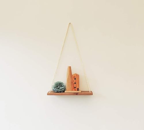 wooden shelves nursery